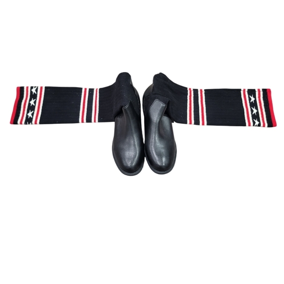 Givenchy Women's Black & Red Boots - Size 37 - Picture 1 of 5